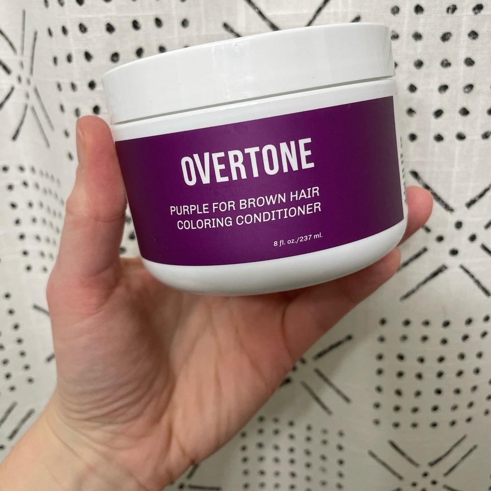 New! OVERTONE Purple for Brown Hair / unopened / 8oz / coloring conditioner